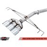 AWE Tuning | Track Cat-Back Exhaust Tri Black Tips - Civic Type R / Type R Limited Edition 2.0T 2017-2021 AWE Tuning Cat-Back...