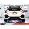 AWE Tuning | Track Cat-Back Exhaust Tri Black Tips - Civic Type R 2.0T 2017-2021