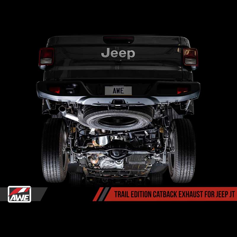 AWE Tuning | Trail Cat-Back Exhaust - Gladiator JT 3.6L 2020-2021