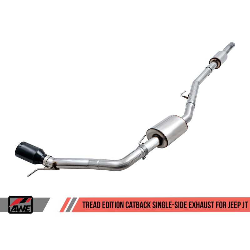 AWE Tuning | Tread Cat-Back Exhaust Single Side - Gladiator JT 3.6L 2020-2021