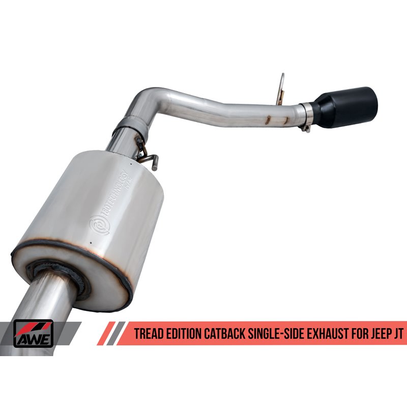 AWE Tuning | Tread Cat-Back Exhaust Single Side - Gladiator JT 3.6L 2020-2021