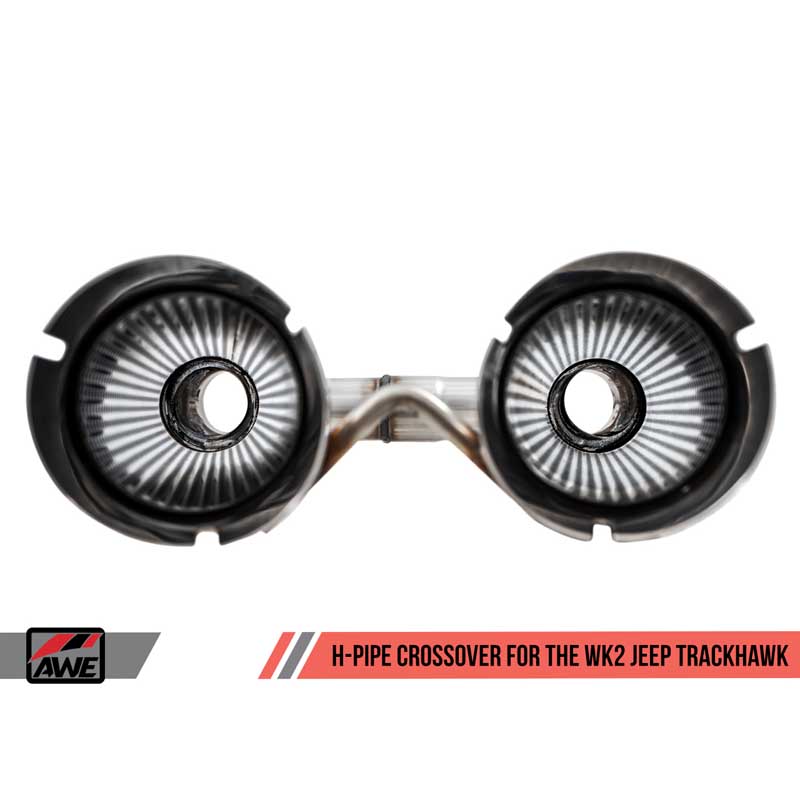 AWE Tuning | Touring Cat-Back Exhaust Stock Tips - Grand Cherokee Trackhawk / SRT 6.2L / 6.4L 2014-2021 AWE Tuning Cat-Back E...