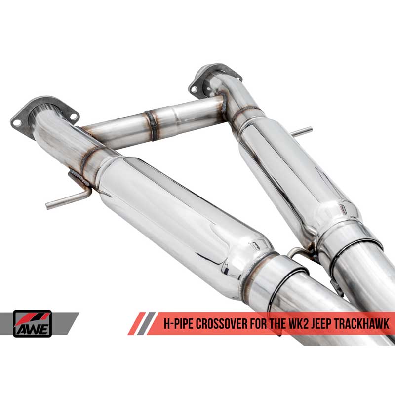 AWE Tuning | Touring Cat-Back Exhaust Stock Tips - Grand Cherokee Trackhawk / SRT 6.2L / 6.4L 2014-2021 AWE Tuning Cat-Back E...