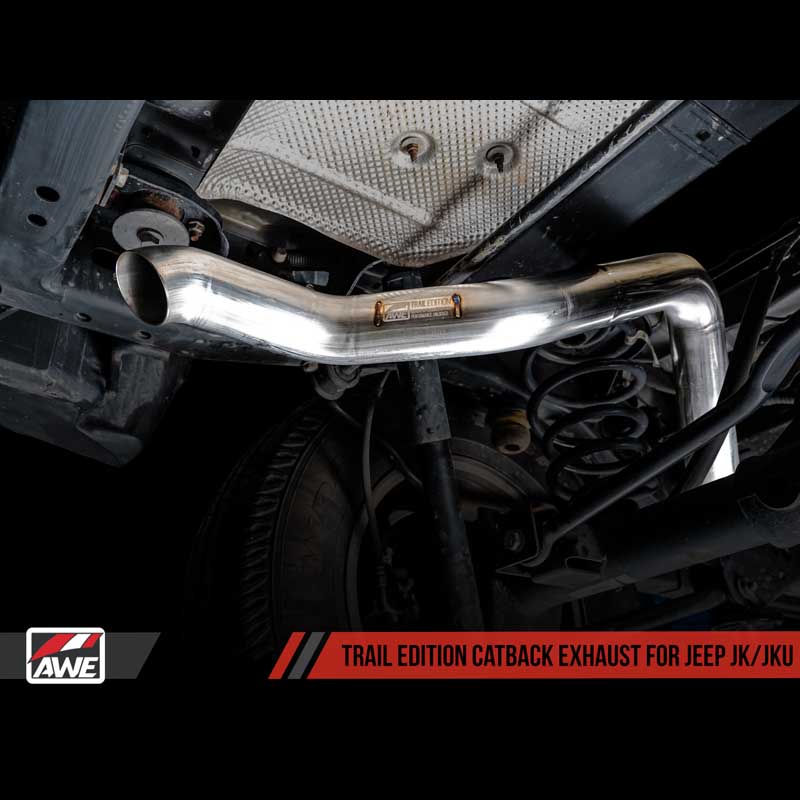 AWE Tuning | Trail Cat-Back Exhaust - Wrangler JK / JKU 3.6L 2012-2018