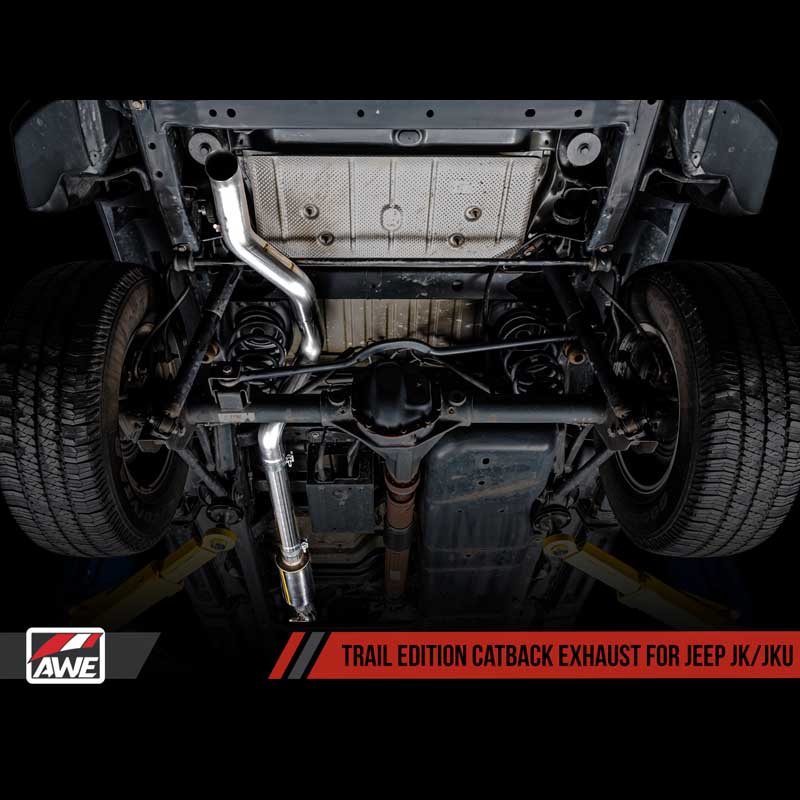 AWE Tuning | Trail Cat-Back Exhaust - Wrangler JK / JKU 3.6L 2012-2018
