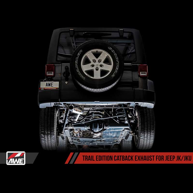 AWE Tuning | Trail Cat-Back Exhaust - Wrangler JK / JKU 3.6L 2012-2018