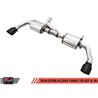 AWE Tuning | Tread Axle-Back Exhaust Black Tips - Wrangler (JK) 3.6L 2012-2018 AWE Tuning Axle-Back Exhausts
