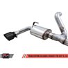 AWE Tuning | Tread Axle-Back Exhaust Black Tips - Wrangler JL / JLU 2.0T / 3.6L 2018-2022