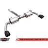 AWE Tuning | Tread Axle-Back Exhaust Black Tips - Wrangler JL / JLU 2.0T / 3.6L 2018-2022
