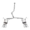 AWE Tuning | Touring Cat-Back Exhaust Chrome Tips - WRX FA20 2.0T 2015-2021
