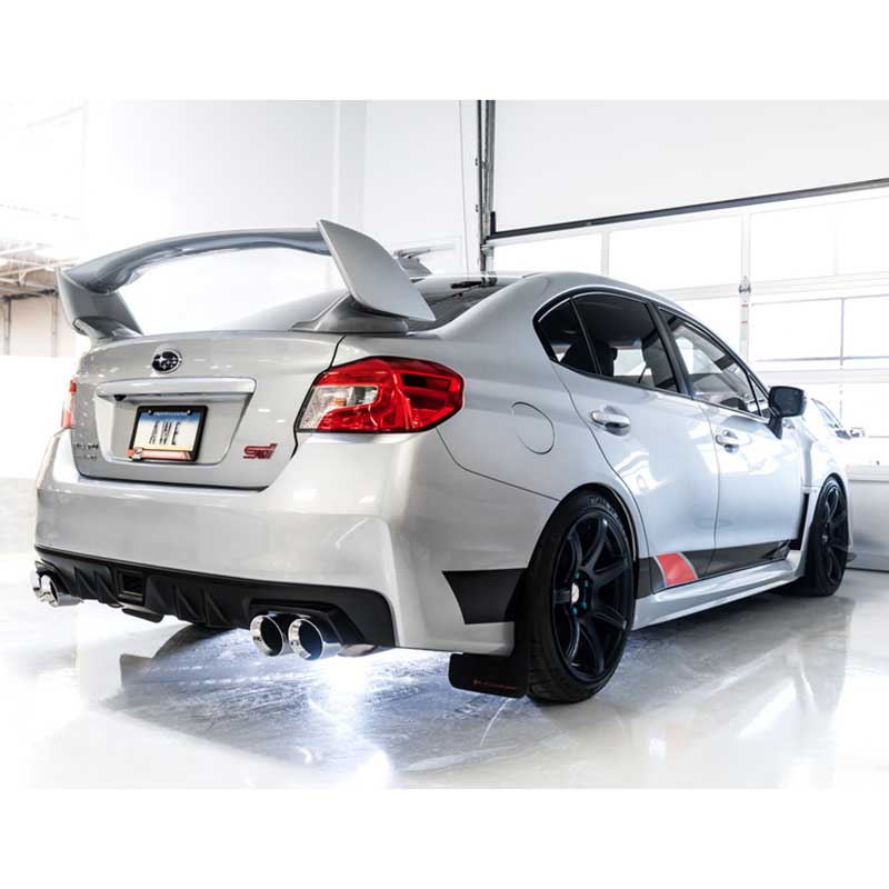 AWE Tuning | Touring Cat-Back Exhaust Chrome Tips - WRX / STi 2.5T 2011-2021