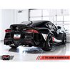 AWE Tuning | Touring Cat-Back Resonated Exhaust 5" Black Tips - GR Supra 3.0T 2020-2021