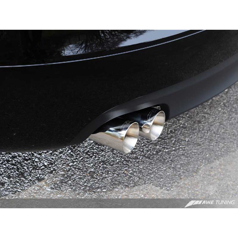 AWE Tuning | Performance Cat-Back Exhaust Chrome Tips - GTI Base / Fahrenheit 2.0T 2006-2009 AWE Tuning Cat-Back Exhausts