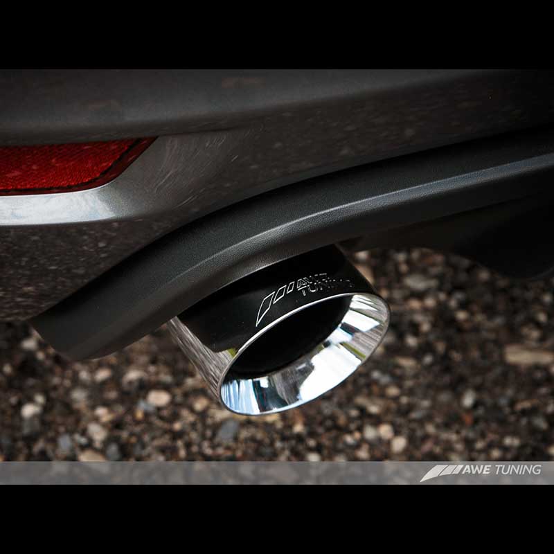AWE Tuning | Performance Cat-Back Exhaust Chrome Tips - GTI 2.0T 2010-2014 AWE Tuning Cat-Back Exhausts