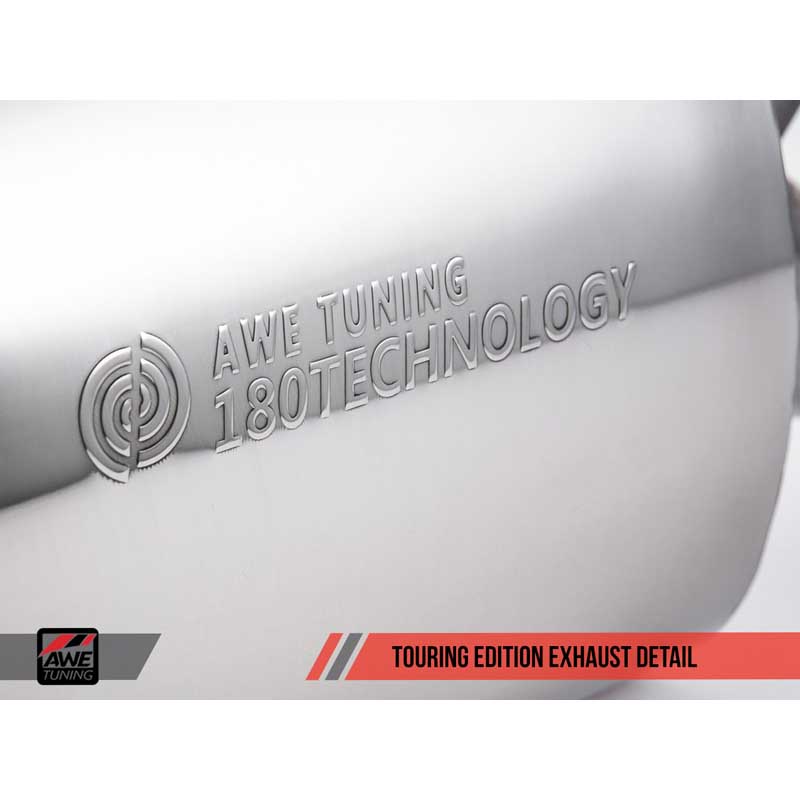 AWE Tuning | Touring Cat-Back Exhaust Black Tips - Jetta GLI MK5 2.0T 2006-2010