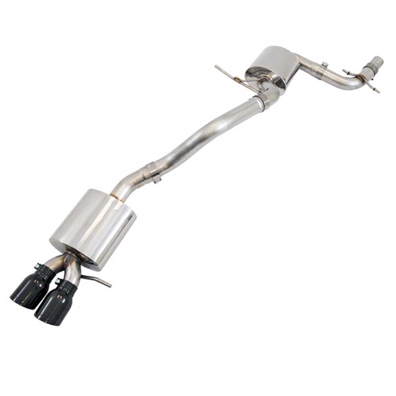 AWE Tuning | Touring Cat-Back Exhaust Black Tips - Jetta 1.8T / 2.0L 2011-2018 AWE Tuning Cat-Back Exhausts