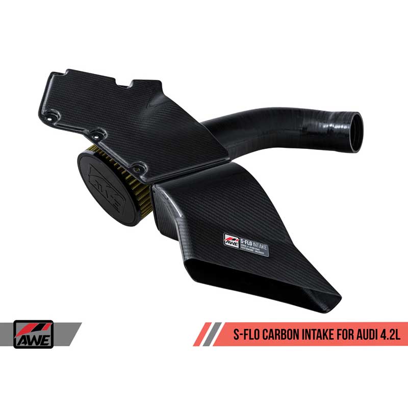 AWE Tuning | S-FLO Carbon Air Intake - S5 B8 V8 4.2L 2008-2012