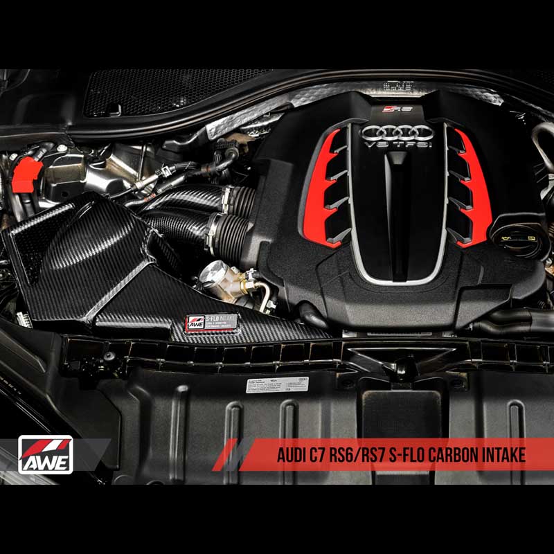 AWE Tuning | S-FLO Carbon Air Intake - RS7 C7 4.0T 2014-2018