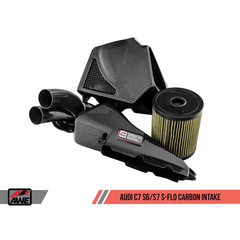 AWE Tuning | S-FLO Carbon Air Intake - S6 / S7 C7 4.0T 2013-2018