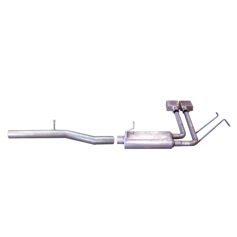 Gibson Performance | Cat-Back Super Truck Exhaust System, Aluminized Gibson Performance Cat-Back Exhausts