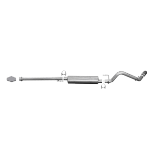 Gibson | Cat-Back Single Exhaust System, Aluminized Gibson Performance Cat-Back Exhausts