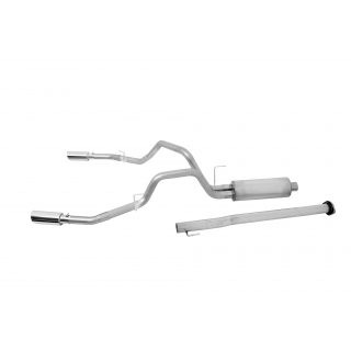 Gibson | Cat-Back Dual Split Exhaust System, Stainless Gibson Performance Cat-Back Exhausts
