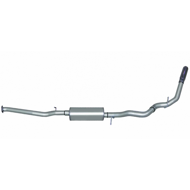 Gibson | Cat-Back Single Exhaust System, Aluminized Gibson Performance Cat-Back Exhausts