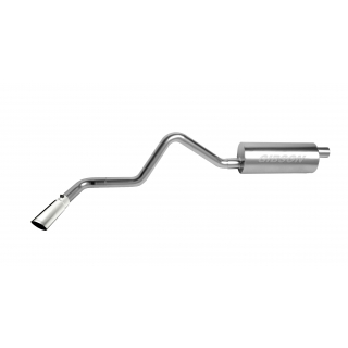 Gibson | Cat-Back Single Exhaust System, Stainless Gibson Performance Cat-Back Exhausts