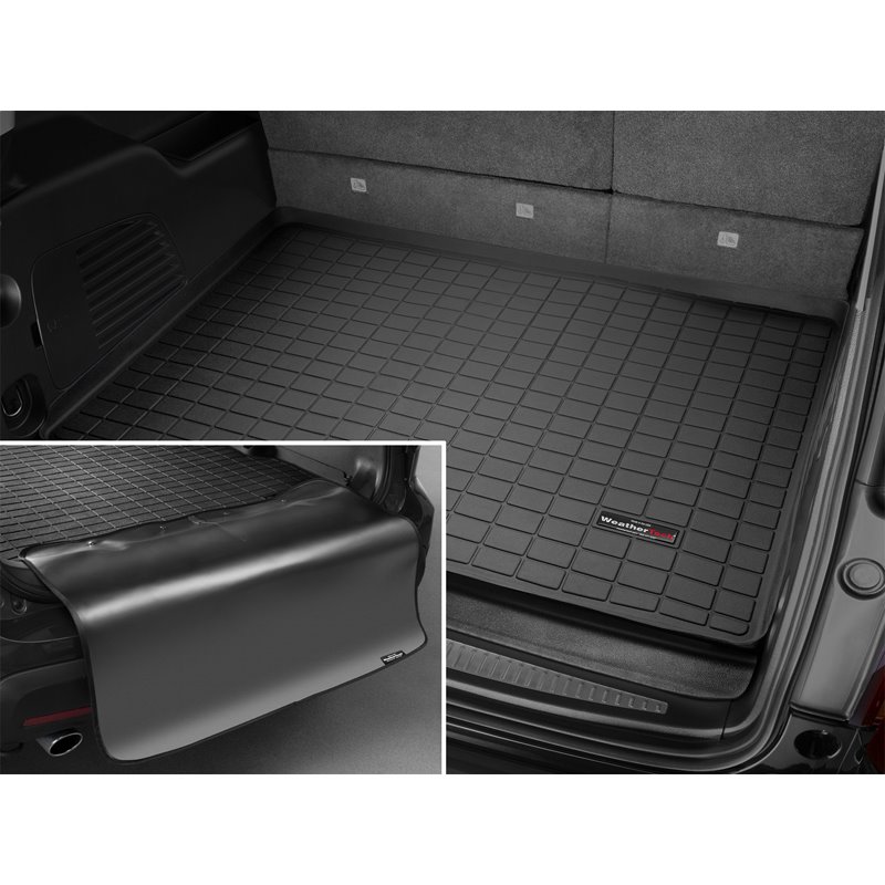 WeatherTech | Tapis de coffre w/Bumper Protector - Escalade ESV / Suburban / Yukon XL 6.2L / 5.3L 2015-2020 WeatherTech Cargo...