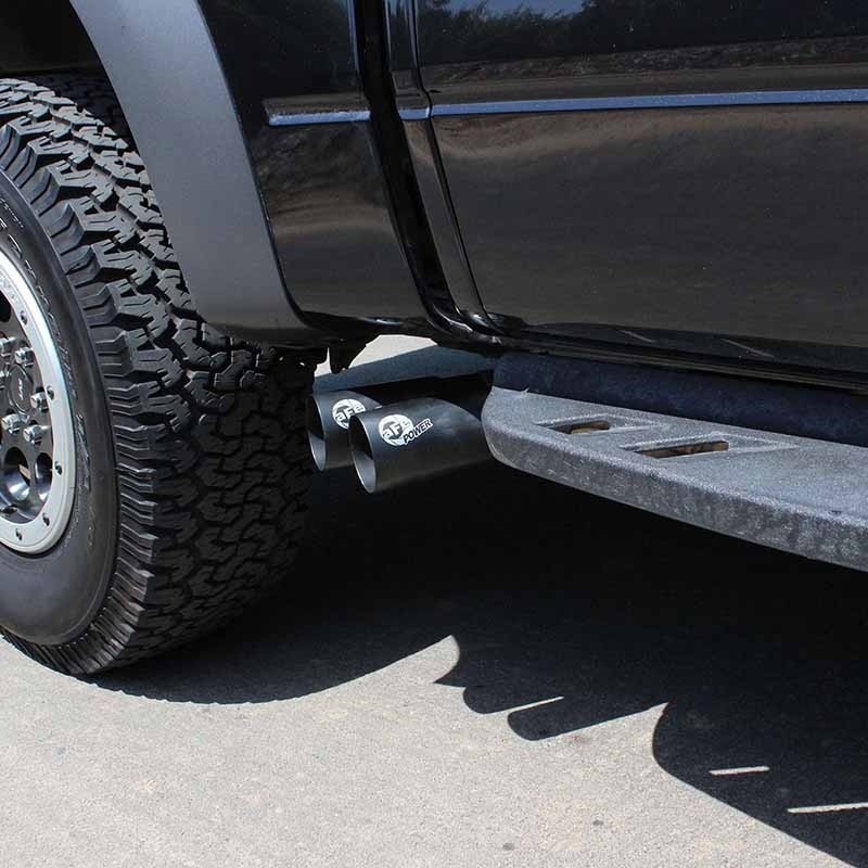 aFe Power | Rebel Series 3 IN to 2-1/2 IN 409 Stainless Steel Cat-Back Exhaust w/Black Tip - F-150 6.2L 2010-2014 aFe POWER C...