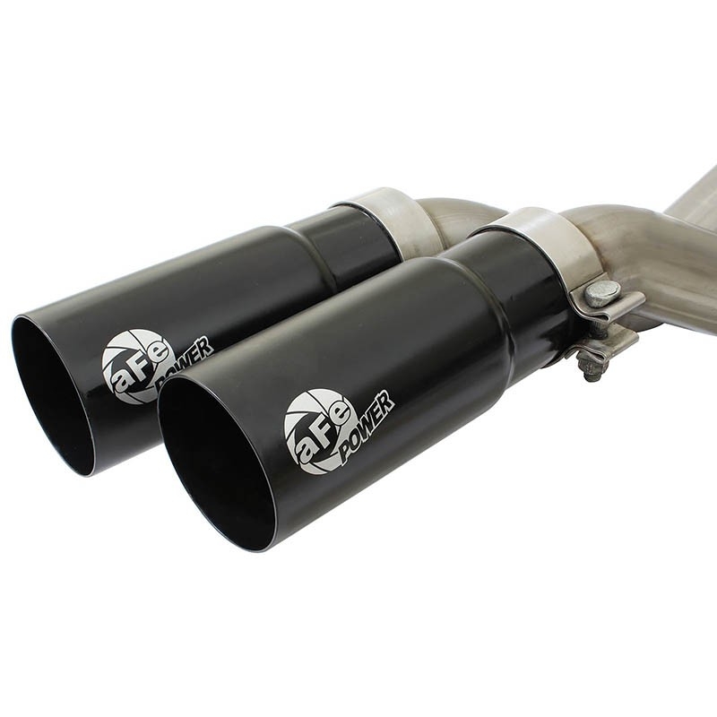 aFe Power | Rebel Series 3 IN to 2-1/2 IN 409 Stainless Steel Cat-Back Exhaust w/Black Tip - F-150 6.2L 2010-2014 aFe POWER C...
