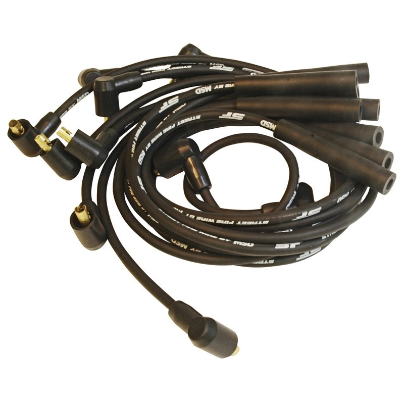 MSD | Street Fire Spark Plug Wire Set - Mustang 4.7L 1964-1976 MSD Ignition Spark Plug Wires & Boots