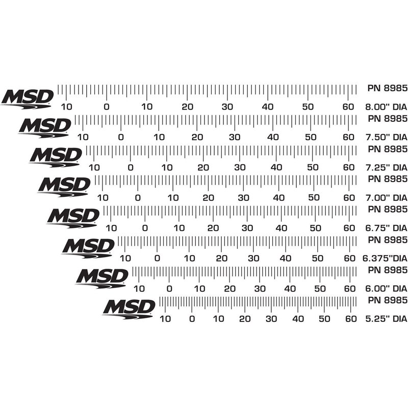 MSD | Timing Tape MSD Ignition Engine Components