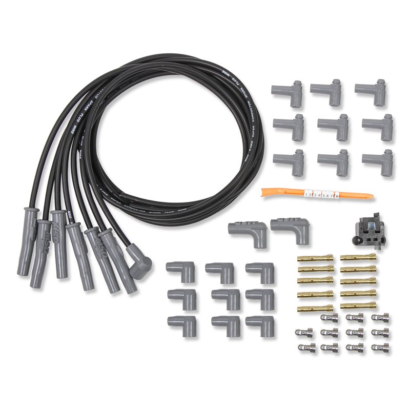 MSD | Universal Spark Plug Wire Set MSD Ignition Spark Plug Wires & Boots