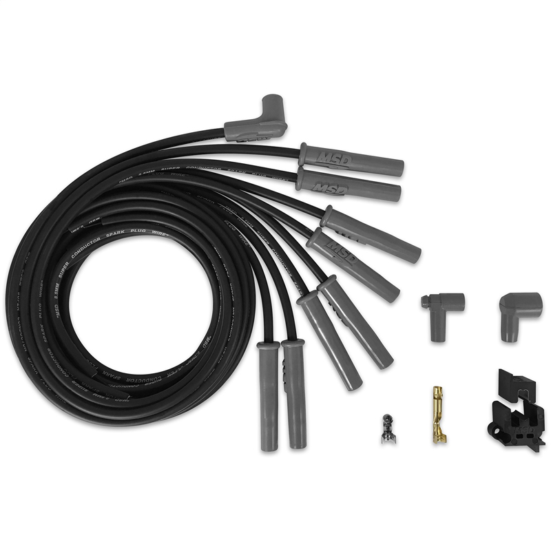 MSD | Universal Spark Plug Wire Set - Chevrolet / Ford / Pontiac 1975-1994 MSD Ignition Spark Plug Wires & Boots