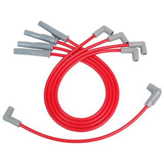 MSD | Custom Spark Plug Wire Set - Mustang 2.3L 1983-1990 MSD Ignition Spark Plug Wires & Boots