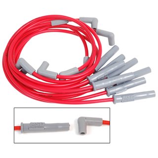 MSD | Custom Spark Plug Wire Set - Mustang 4.2L 1977-1993 MSD Ignition Spark Plug Wires & Boots