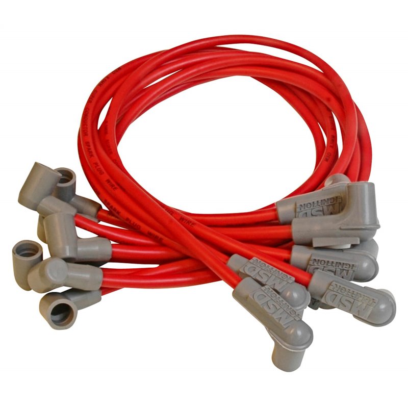 MSD | Custom Spark Plug Wire Set - Camaro / Corvette / Monte Carlo 1963-1974 MSD Ignition Spark Plug Wires & Boots