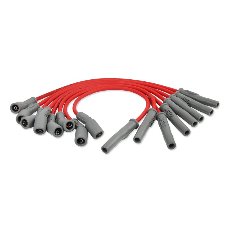 MSD | 8.5mm Super Conductor Wire Set - F-150 / F-250 / F-350 6.2L 2010-2015 MSD Ignition Spark Plug Wires & Boots