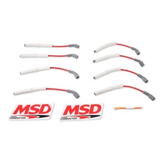 MSD | Custom Spark Plug Wire Set - Silverado / Sierra 2500 HD / Suburban / Yukon XL 2500 8.1L 2001-2006 MSD Ignition Spark Pl...