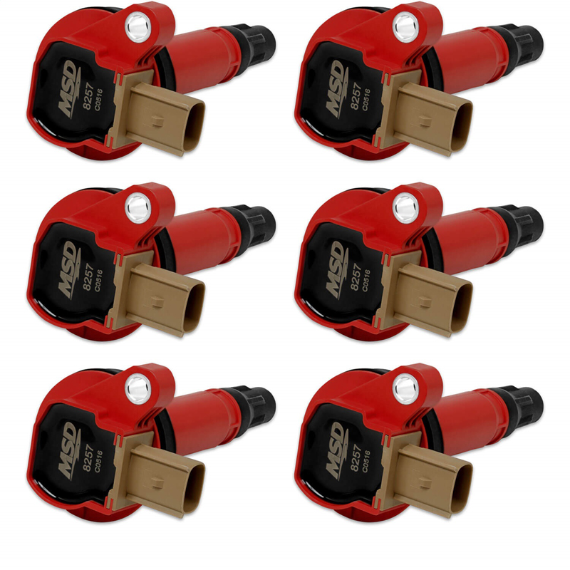 MSD | Ford EcoBoost Direct Ignition Coil Set - Explorer / F-150 / Flex / Taurus 2010-2016