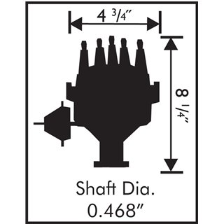 MSD | Ready-To-Run Distributor - GT40 / Mustang 4.7L 1964-1995