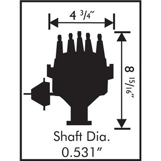 MSD | Ready-To-Run Distributor - Mustang 5.8L 1969-1995