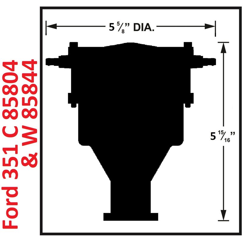 MSD | Crab Cap Distributor - Mustang 5.8L 1969-1995