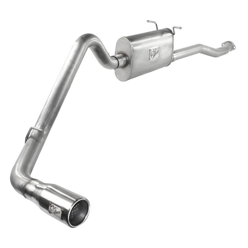 aFe Power | ATLAS 2-1/2 IN Aluminized Steel Cat-Back Exhaust System w/Muffler/Polish Tip - Ranger XL / XLT 2.3L / 3.0L / 4.0L...