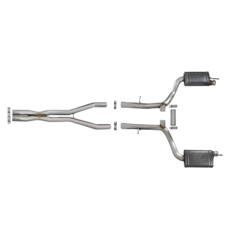 aFe Power | MACH Force-Xp 304 Stainless Steel Cat-Back Exhaust System - Challenger 5.7L 2015-2016 aFe POWER Cat-Back Exhausts