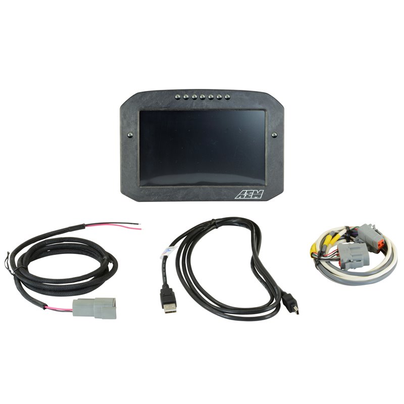 AEM Electronics | Flat Panel Display Kit, CD-7 Carbon AEM Electronics Gauges