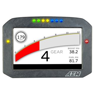 AEM Electronics | Flat Panel Display Kit, CD-7G Carbon AEM Electronics Gauges