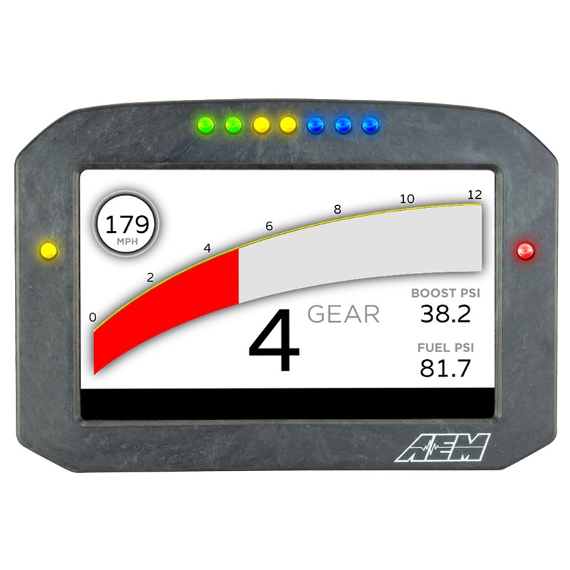 AEM Electronics | Flat Panel Display Kit, CD-7G Carbon AEM Electronics Gauges