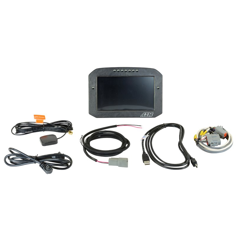 AEM Electronics | Flat Panel Display Kit, CD-7LG Carbon AEM Electronics Gauges